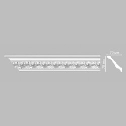 Плинтус потолочный с рисунком DECOMASTER 95622 (70*70*2400мм)